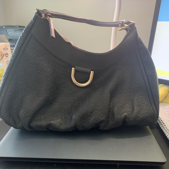 Gucci Guccisima Leather D Ring Hobo - Picture 1 of 3